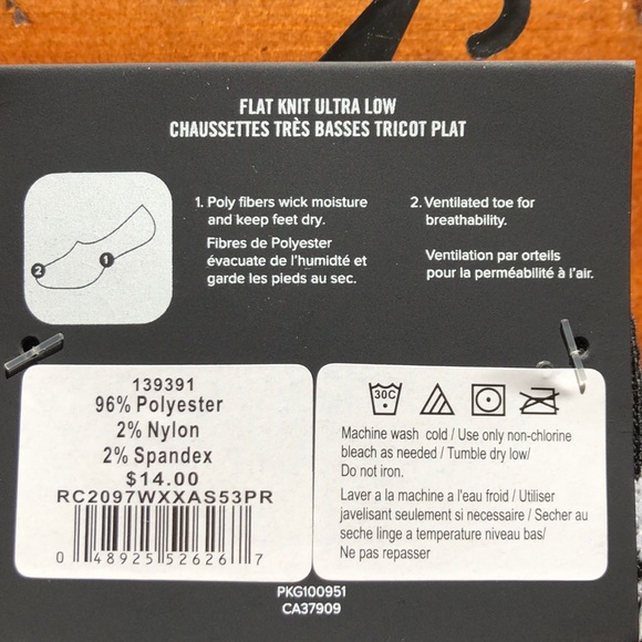 3 pk Converse Chucks Flat Knit Ultra Low Socks New - Picture 5 of 7